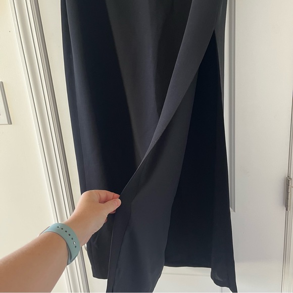 Giorgio Armani Black 100% Silk Maxi Straight Skirt in 46EU (10US) or L - Picture 10 of 16